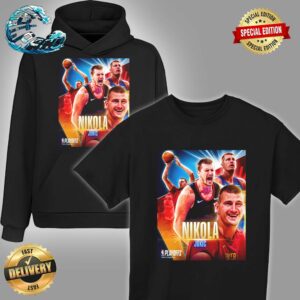 Congrats Nikola Jokic Journey To 3x Kia MVP NBA Playoffs 2024 Premium T-Shirt