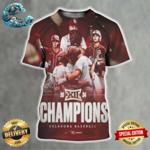 Congrats Oklahoma Sooners Baseball Are Big 12 Conference Regular Season Champions All Over Print Shirt