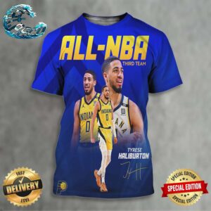 Congrats To Tyrese Haliburton On Being Named To The All-NBA Third Team All Over Print Shirt