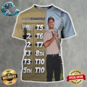 Congrats Xander Schauffele Best Major Finishes Since 2017 All Over Print Shirt