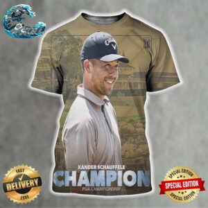 Congrats Xander Schauffele Has Won Champion The PGA Championship Tour 2024 All Over Print Shirt