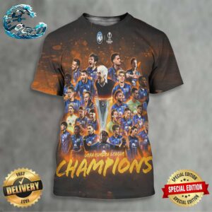 Congratulations Atalanta Are Champions UEFA Europa League 2023-24 All Over Print Shirt