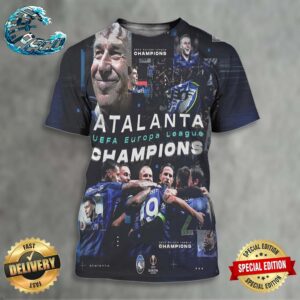 Congratulations To Atalanta On Their Historic UEFA Europa League Victory In The 2023-24 Season All Over Print Shirt