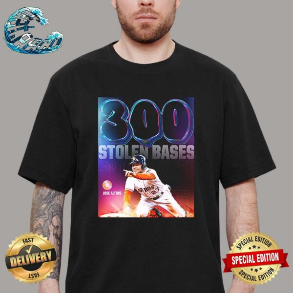 Congratulations To Jose Altuve On His 300th Career Stolen Base Classic T-Shirt