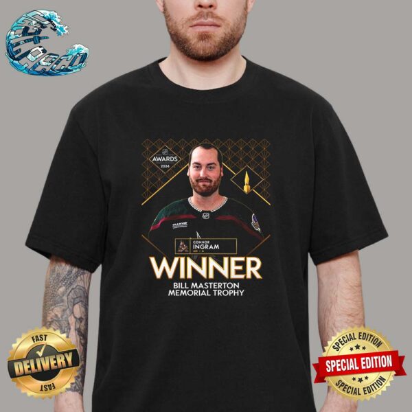 Connor Ingram Tampa Bay Lightning Is The Winner Of The Bill Masterton Memorial Trophy Unisex T-Shirt