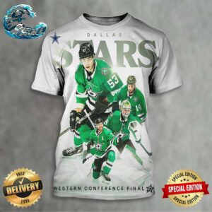 Dallas Cowboys 2024 Stanley Cup Playoffs Western Conference Final All Over Print Shirt