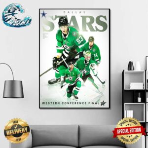 Dallas Cowboys 2024 Stanley Cup Playoffs Western Conference Final Home Decor Poster Canvas