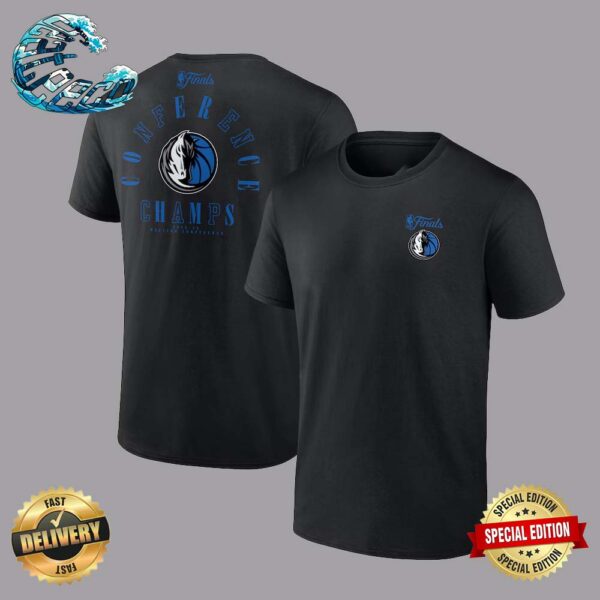 Dallas Mavericks Fanatics 2024 Western Conference Champions Perimeter Defense Two Sides Print T-Shirt