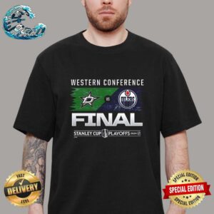 Dallas Stars vs. Edmonton Oilers Fanatics 2024 Western Conference Finals Matchup Unisex T-Shirt