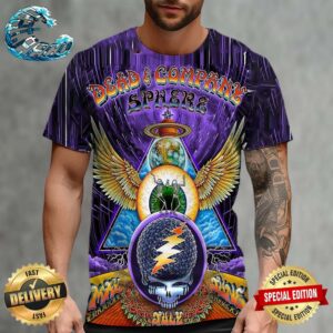 Dead And Company Poster At Sphere In Las Vegas NV On May June July 2024 All Over Print Shirt