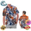 Denver Broncos Nfl Color Hibiscus Button Up Hawaiian Shirt