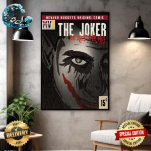 Denver Nuggets Original Comic Nikola Jokic The Joker The Quest For Mv3 Wall Decor Poster Canvas