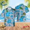 Detroit Lions America Flag Tropical Floral Aloha Hawaiian Shirt, Beach Shorts Custom Name For Men Women