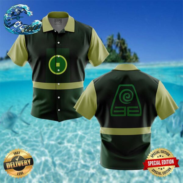 Earthbenders Avatar Button Up Hawaiian Shirt