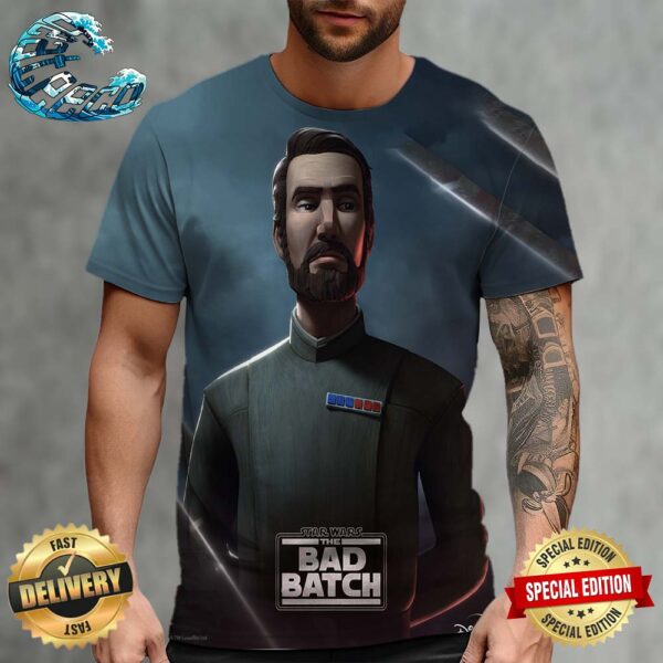 Edmon Rampart Gets A Star Wars The Bad Batch Character Poster All Over Print Shirt