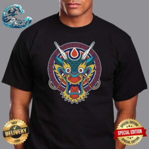 Edmonton Oilers Lunar New Year Dragon Logo Unisex T-Shirt