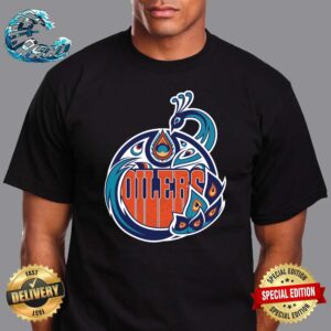 Edmonton Oilers South Asian Celebration Logo Unisex T-Shirt
