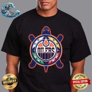 Edmonton Oilers Turtle Island Logo Unisex T-Shirt