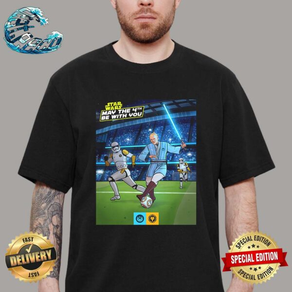 Erling Haaland Manchester City Star Wars May The 4th Be With You Unisex T-Shirt