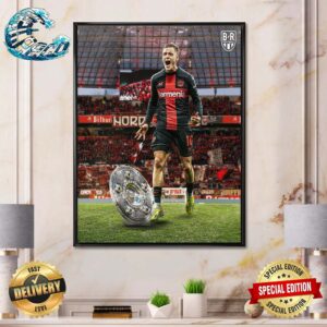 Florian Wirtz Is The Bundesliga Player Of The Season 2023-24 With 11 Goals And 12 Assists Home Decor Poster Canvas