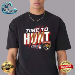 Florida Panthers Fanatics 2024 Stanley Cup Playoffs Slogan Classic T-Shirt