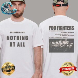 Foo Fighters Every Thing Or Nothing At All Two Sides Print Premium T-Shirt