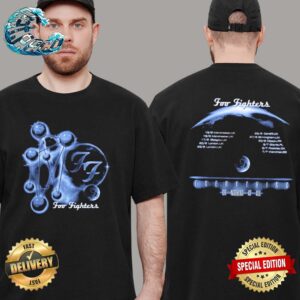Foo Fighters Molecules Tour Two Sides Print Unisex T-Shirt