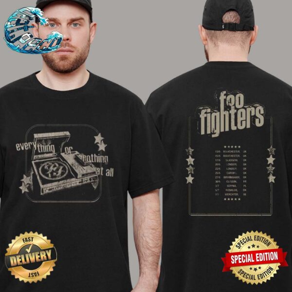 Foo Fighters Record Player Every Thing Or Nothing At All Two Sides Print Classic T-Shirt