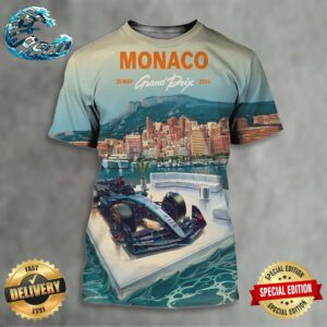 Formula 1 Monaco Grand Prix Race Week On 26 May 2024 All Over Print Shirt