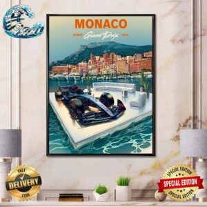 Formula 1 Monaco Grand Prix Race Week On 26 May 2024 Home Decor Poster Canvas