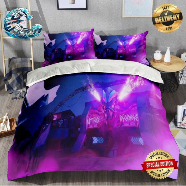 Fortnite New Nitro Drome POI Bedding Set Twin