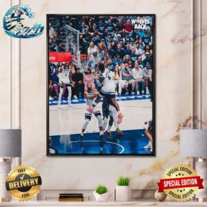 Frame It Anthony Edwards Poster Dunk On NBA Western Conference Finals 2024 In Game 3 Minnesota Timberwolves Vs Dallas Mavericks Poster Canvas