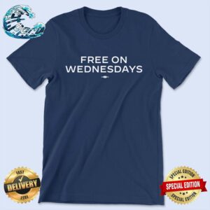 Free On Wednesday Joe Biden Campaign Hawks In Jab At Trump Trial T-Shirt
