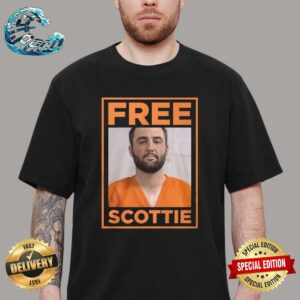 Free Scottie Scheffler Mugshot Unisex T-Shirt