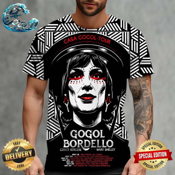 Gogol Bordello Casa Gogol Tour 2024 Zablotsky All Over Print Shirt
