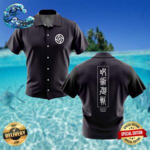 Gojo Satoru Jujutsu Kaisen Button Up Hawaiian Shirt