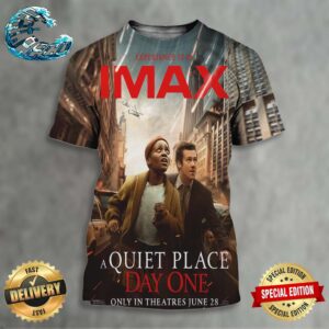 IMAX Poster For A Quiet Place Day One Releasing In Theaters On June 28 All Over Print Shirt