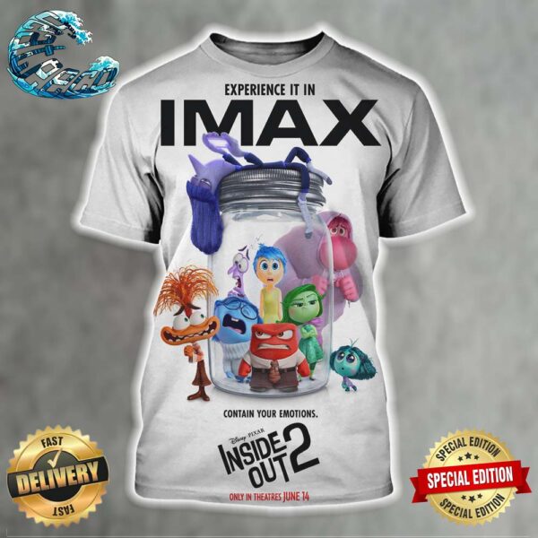 Inside Out 2 Experience It In IMAX Poster Only In Theaters June 14 All Over Print Shirt