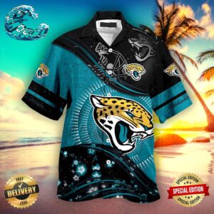 Jacksonville Jaguars NFL Hawaiian Shirt Beach Shorts