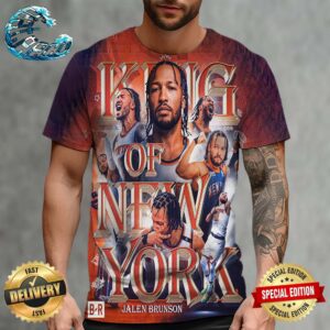 Jalen Brunson King Of New York And The Knicks Takedown Philadelphia 76ers Advances All Over Print Shirt