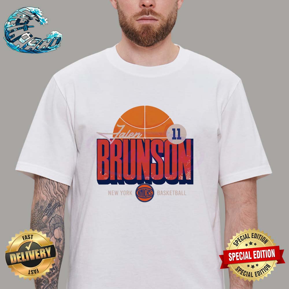 Jalen Brunson New York Knicks NBA Player Unisex T-Shirt - Seateeco