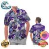 Los Angeles Angels America Flag Tropical Floral MLB Aloha Hawaiian Shirt Beach Shorts Custom Name For Men Women