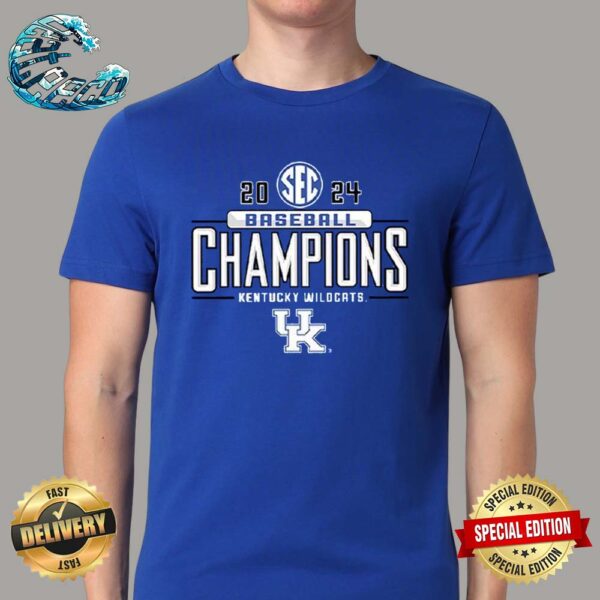 Kentucky Wildcats 2024 SEC Baseball Regular Season Champions Unisex T-Shirt