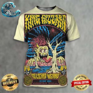 King Gizzard And The Lizard Wizard Poster At The Civic Hall In Wolverhampton UK On May 29 2024 All Over Print Shirt