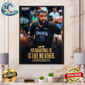 Kyrie Irving Basketball IQ Is Like No Other-Kidd On Kyrie’s 13-0 Record In Elimination Home Decor Poster Canvas