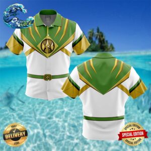 Lord Drakkon Mighty Morphin Power Rangers Button Up Hawaiian Shirt
