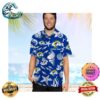 Los Angeles Rams America Flag Tropical Floral Aloha Hawaiian Shirt Beach Shorts Custom Name For Men Women