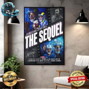 Los Angeles Rams Vs Detroit Lions In The Sequel In Week 1 On Sunday Sep 8 Home Decor Poster Canvas