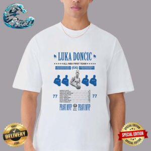 Luka Doncic Dallas Mavericks Pravi MVP Five-Time All-NBA First Team Premium T-Shirt