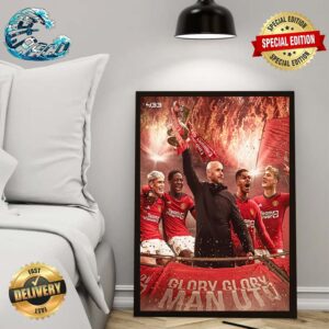 Manchester United Are 2023-24 FA Cup Winners Home Decor Poster Canvas